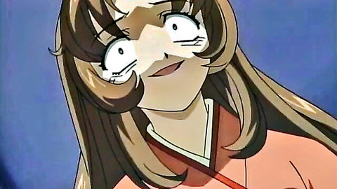 Wide-eyed anime girl in pink kimono with surprised expression hentai thumbnail