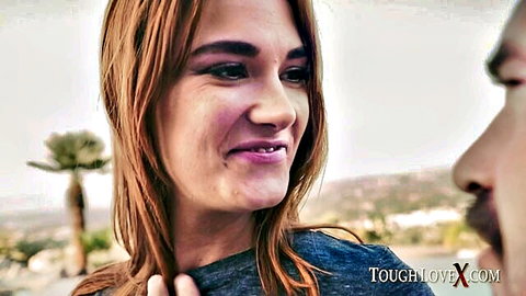Siri sexy redhead in rough intimate outdoor encounter