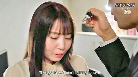 Yumeno in tense JAV scene with ex-boyfriend holding key, dramatic encounter