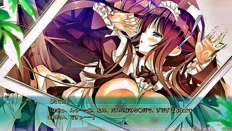 Tatebayashi Tateha anime maid exposing large breasts in aroused pose