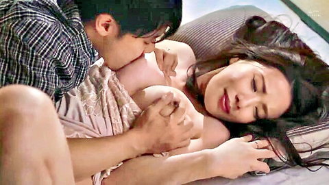 Saran Ito as mother-in-law kissed and fondled in bed