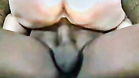 MILF Amy Joy interracial sex close-up, big tits and BBC penetration