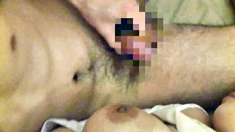 Tsukada Shiori in JAV adultery scene, breasts exposed during intimate sucking