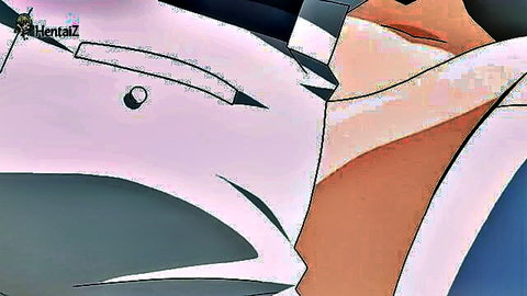 Anime hentai thumbnail featuring white car with explicit scene, unknown model